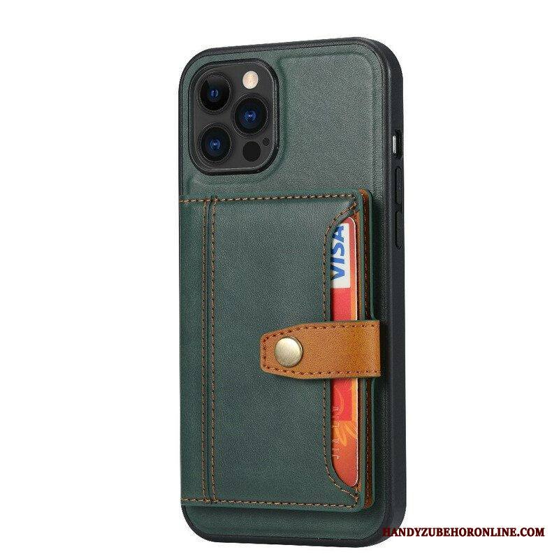 Kuori iPhone 13 Pro Korttipidikkeen Tukihihna
