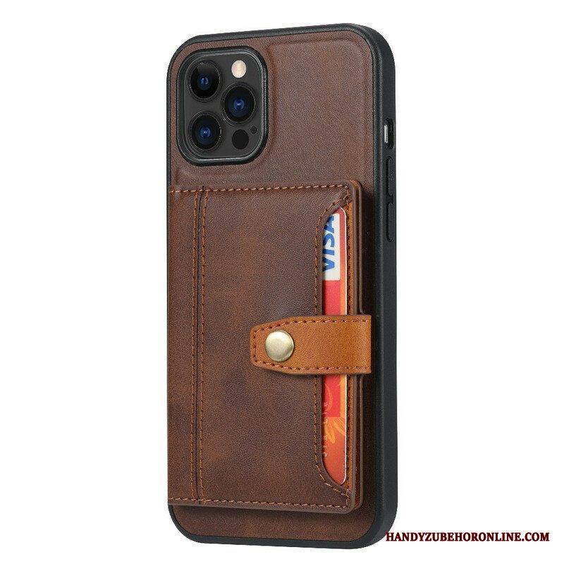 Kuori iPhone 13 Pro Max Korttipidikkeen Tukihihna