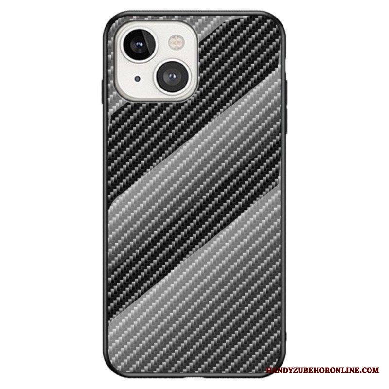 Kuori iPhone 14 Karkaistua Hiilikuitulasia