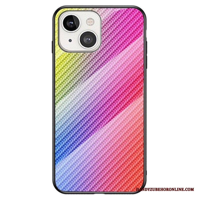 Kuori iPhone 14 Karkaistua Hiilikuitulasia