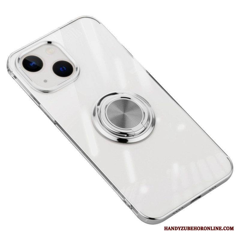 Kuori iPhone 14 Läpinäkyvä Pyörivä Rengas