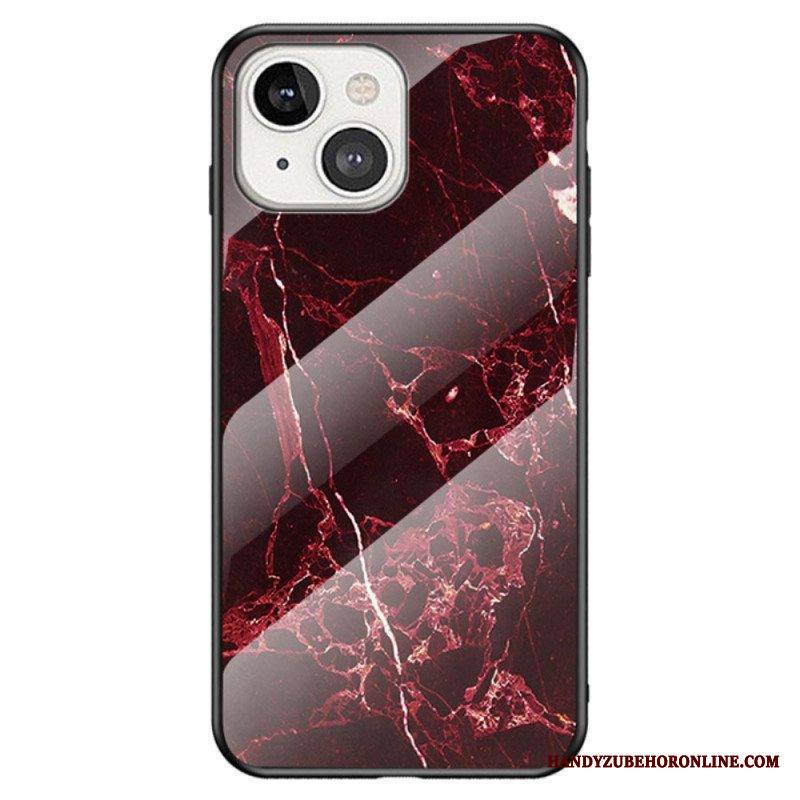 Kuori iPhone 14 Marmori Karkaistu Lasi