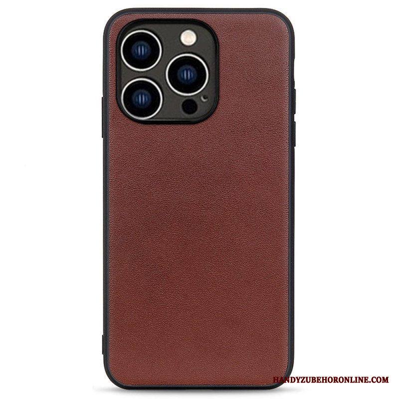 Kuori iPhone 14 Pro Aitoa Nahkaa