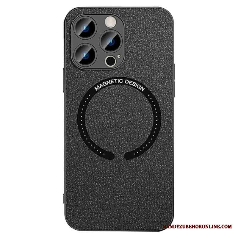 Kuori iPhone 14 Pro Keinonahkainen Magsafe-yhteensopiva