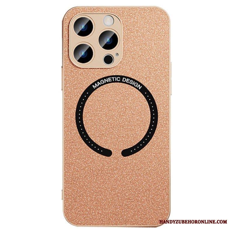 Kuori iPhone 14 Pro Keinonahkainen Magsafe-yhteensopiva