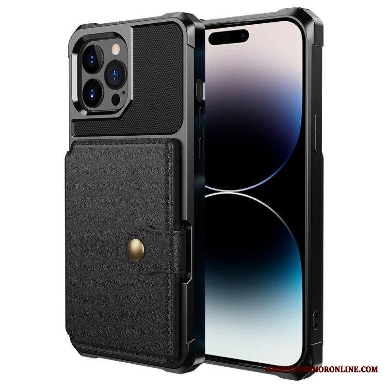 Kuori iPhone 14 Pro Max Integroitu Korttipidike