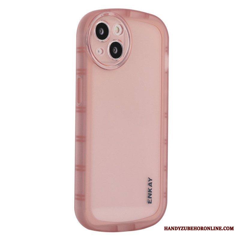 Kuori iPhone 14 Silikonimatto Enkay