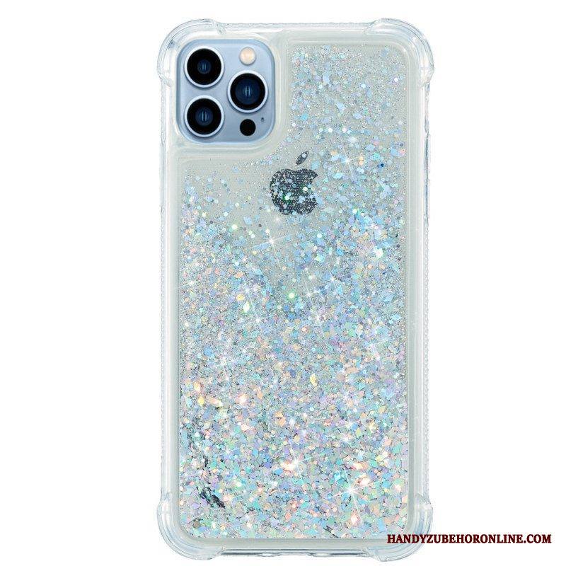 Kuori iPhone 15 Pro Glitteriä