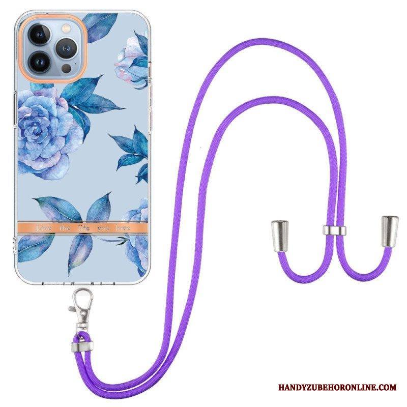 Kuori iPhone 15 Pro Max Kiristysnyörillä Cordon Flowers