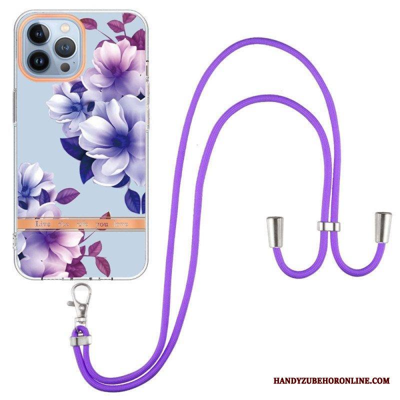Kuori iPhone 15 Pro Max Kiristysnyörillä Cordon Flowers