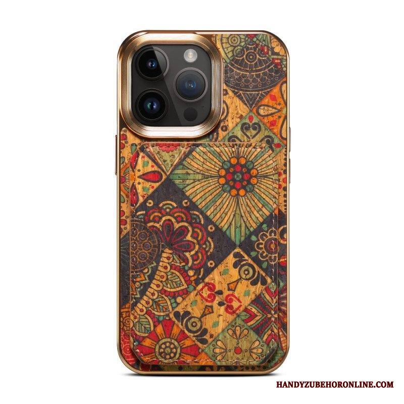 Kuori iPhone 15 Pro Max Vintage Holder -korttikotelo