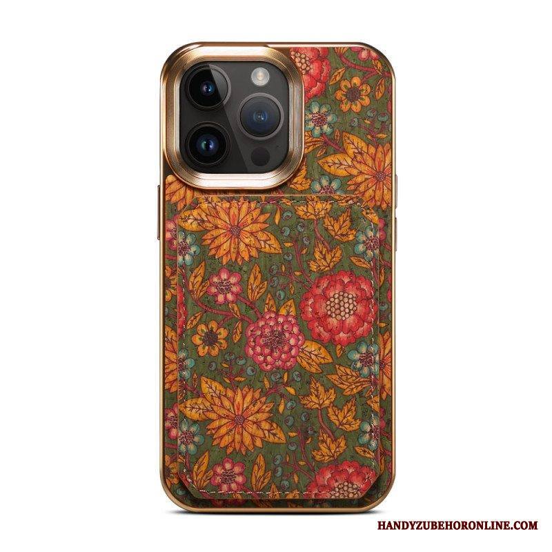 Kuori iPhone 15 Pro Max Vintage Holder -korttikotelo