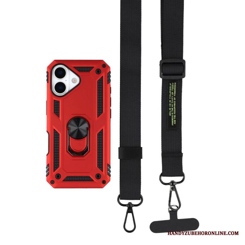 Kuori iPhone 17 Armeijatason Suojaus Olkahihnalla Suojakuori