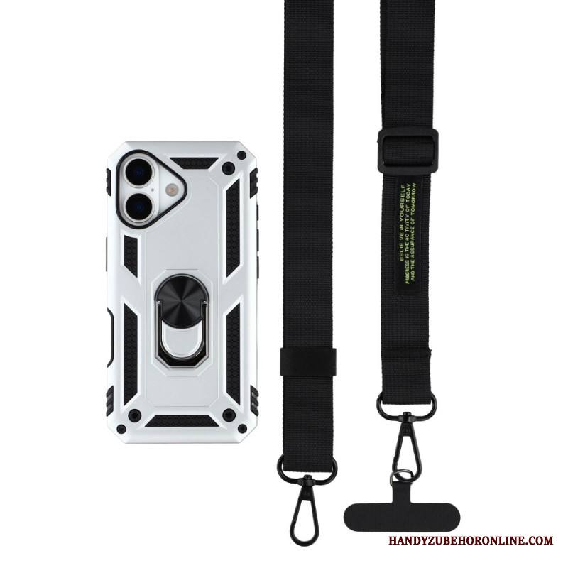 Kuori iPhone 17 Armeijatason Suojaus Olkahihnalla Suojakuori