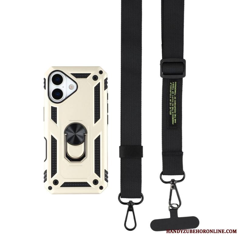 Kuori iPhone 17 Armeijatason Suojaus Olkahihnalla Suojakuori