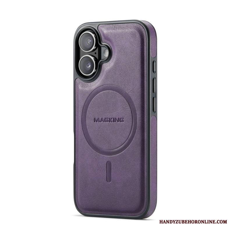 Kuori iPhone 17 Magsafe-yhteensopiva Premium Leather Effectin Kanssa