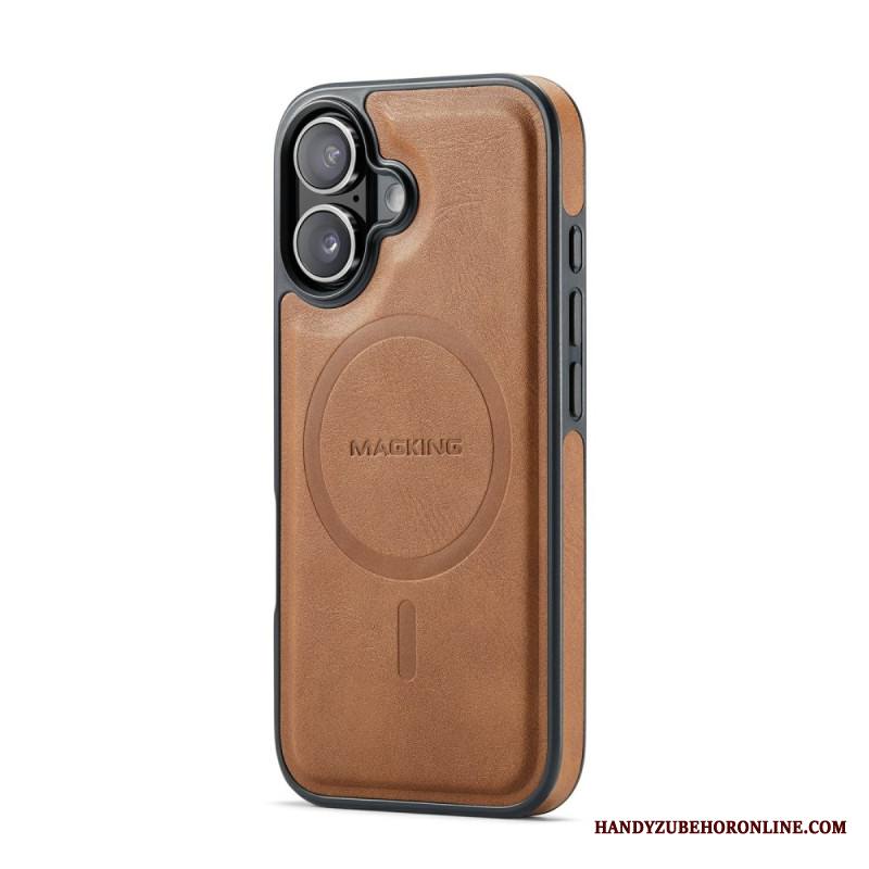 Kuori iPhone 17 Magsafe-yhteensopiva Premium Leather Effectin Kanssa