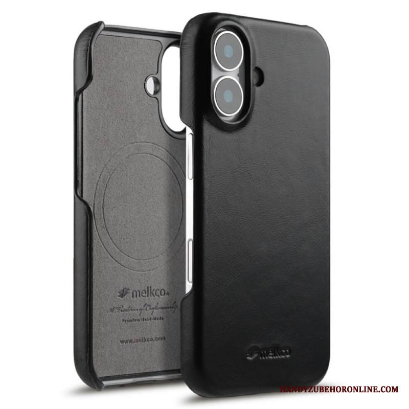 Kuori iPhone 17 Magsafe-yhteensopiva Vahattu Nahka