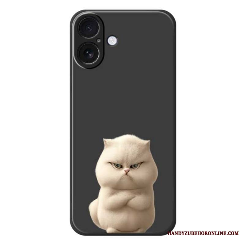 Kuori iPhone 17 Nestemäinen Silikoni Angry Cat