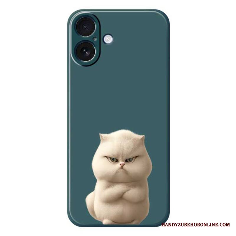 Kuori iPhone 17 Nestemäinen Silikoni Angry Cat