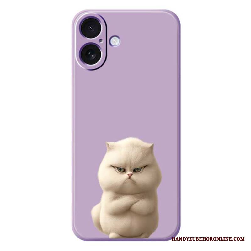 Kuori iPhone 17 Nestemäinen Silikoni Angry Cat