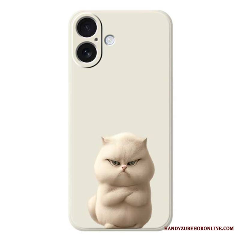 Kuori iPhone 17 Nestemäinen Silikoni Angry Cat