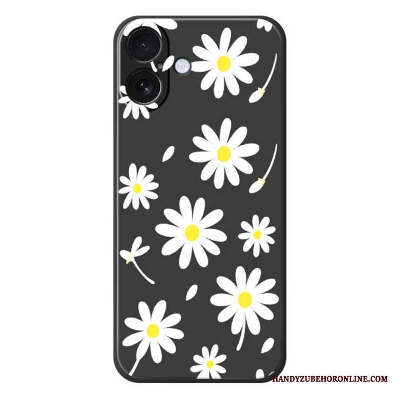 Kuori iPhone 17 Nestemäisestä Silikonista Valmistetut Päivänkakkarat Suojakuori