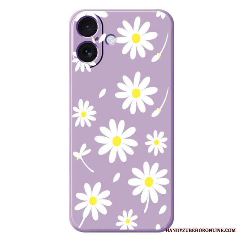 Kuori iPhone 17 Nestemäisestä Silikonista Valmistetut Päivänkakkarat Suojakuori