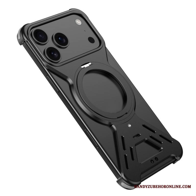Kuori iPhone 17 Pro Magsafe-puskuri Pyörivällä Jalustalla Suojakuori
