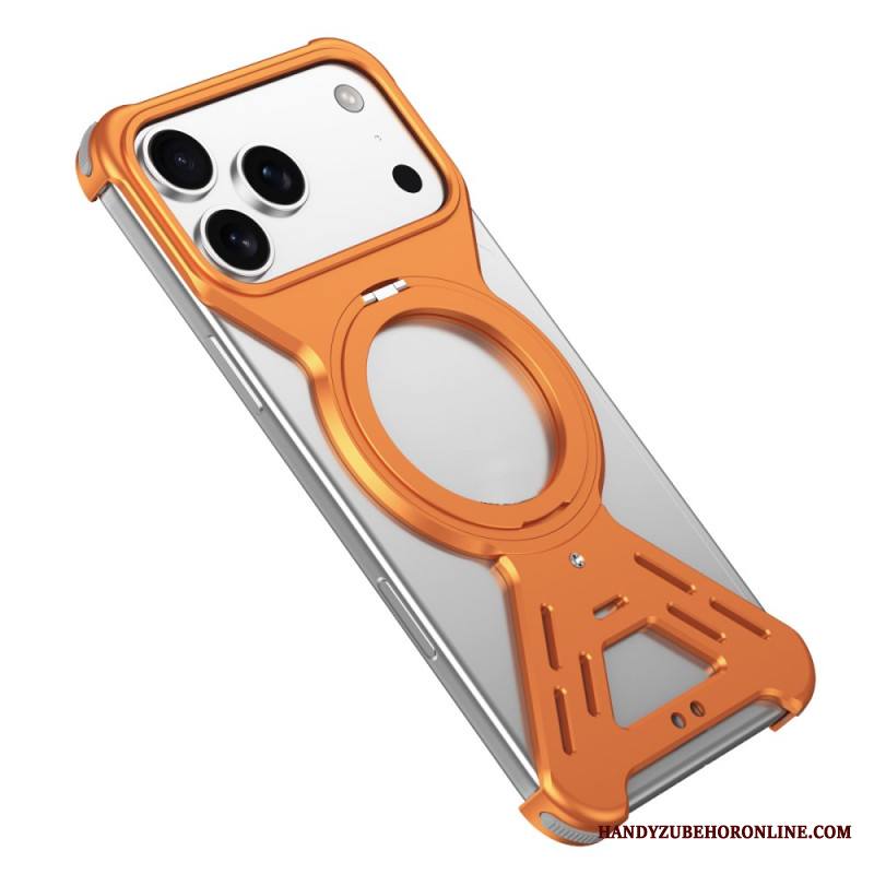 Kuori iPhone 17 Pro Magsafe-puskuri Pyörivällä Jalustalla Suojakuori