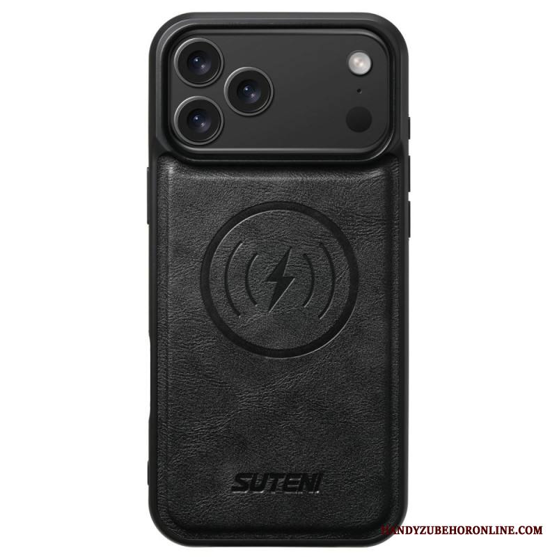 Kuori iPhone 17 Pro Magsafe-yhteensopiva Vintage-nahkaefekti