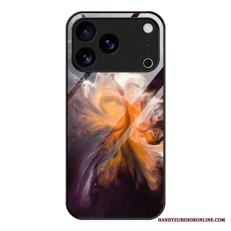 Kuori iPhone 17 Pro Marmorikuvioinen Lasi Suojakuori