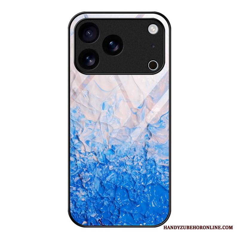 Kuori iPhone 17 Pro Marmorikuvioinen Lasi Suojakuori