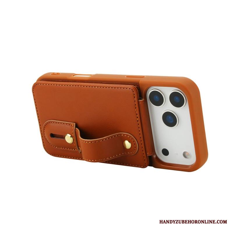 Kuori iPhone 17 Pro Max Korttikotelo Ja Olkahihna