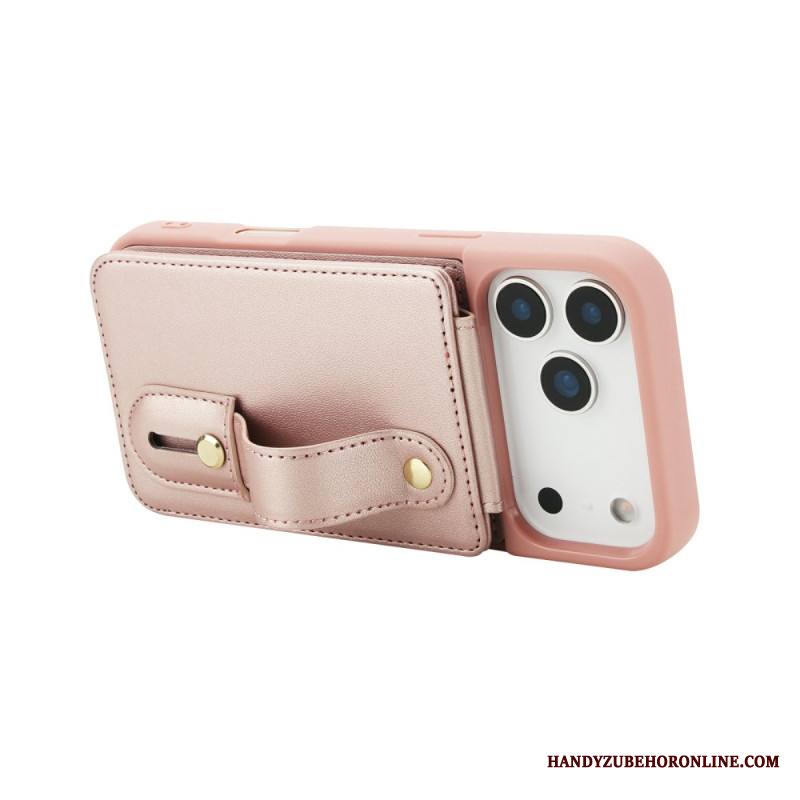 Kuori iPhone 17 Pro Max Korttikotelo Ja Olkahihna