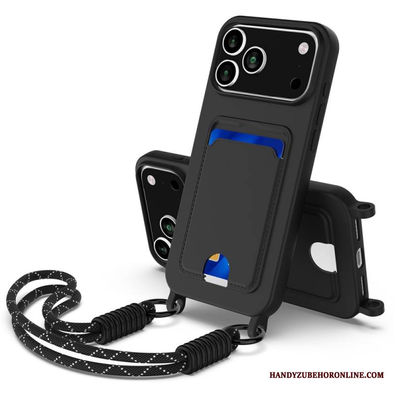 Kuori iPhone 17 Pro Narullinen Korttikotelo Suojakuori