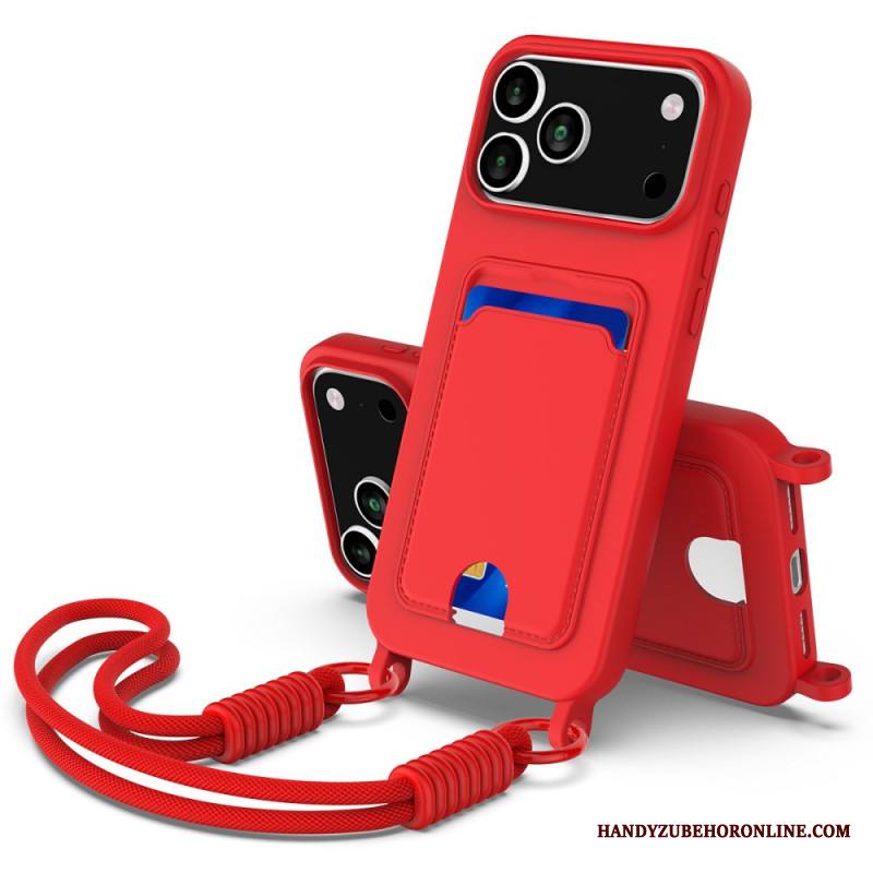 Kuori iPhone 17 Pro Narullinen Korttikotelo Suojakuori