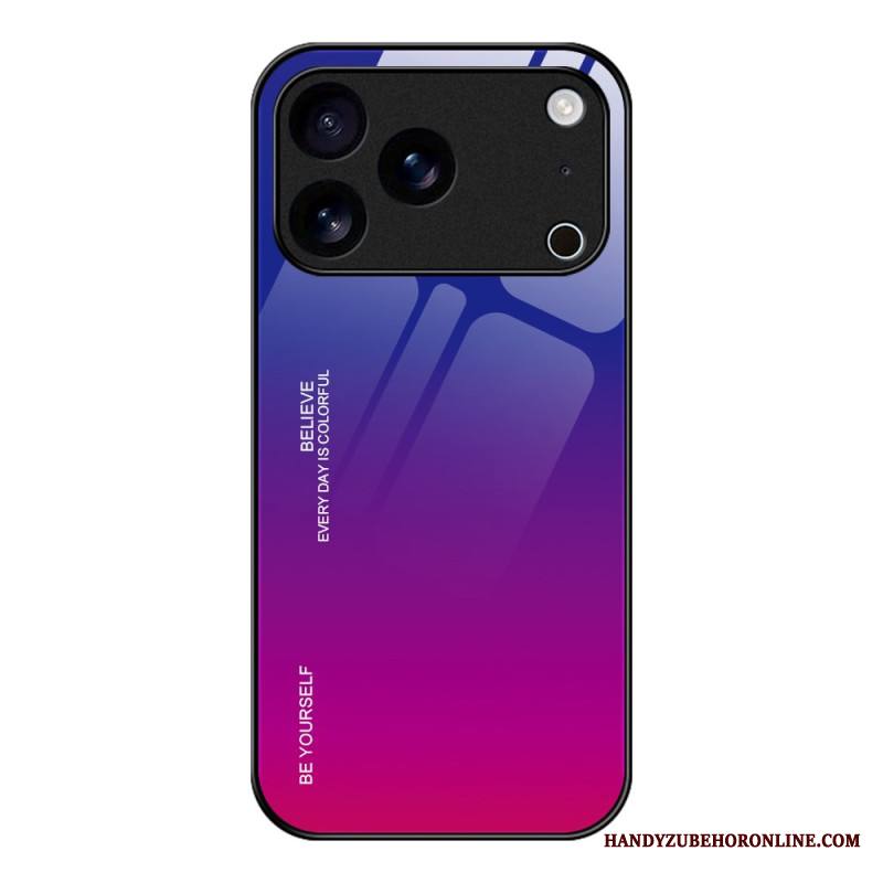 Kuori iPhone 17 Pro Ole Oma Itsesi Karkaistu Lasi