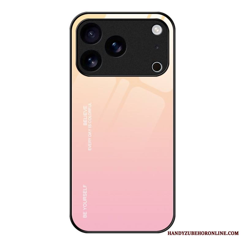 Kuori iPhone 17 Pro Ole Oma Itsesi Karkaistu Lasi