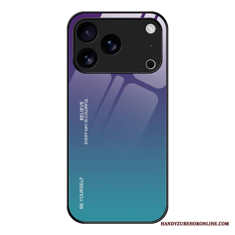 Kuori iPhone 17 Pro Ole Oma Itsesi Karkaistu Lasi