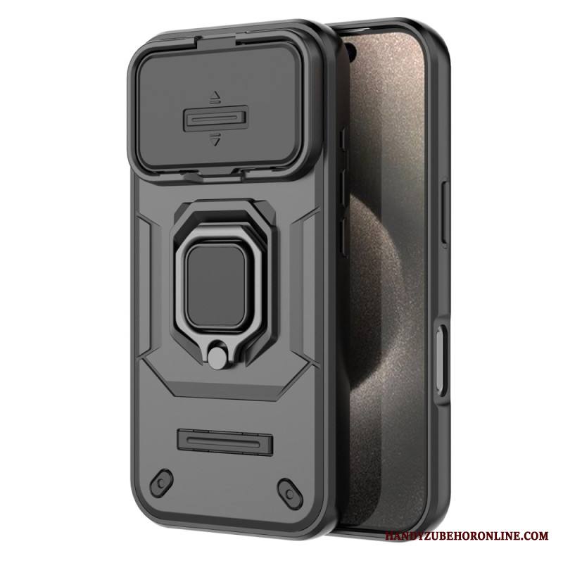 Kuori iPhone 17 Pro Sormuskotelo Linssinsuojalla Suojakuori