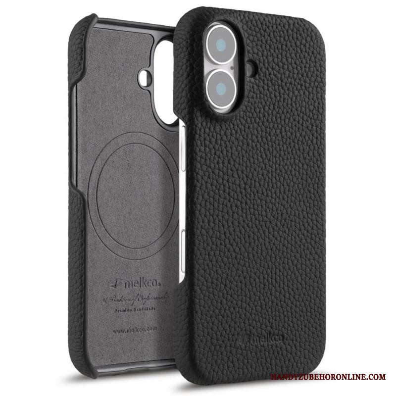 Kuori iPhone 17 Yhteensopiva Magsafe Leather And Microfiber -kotelon Kanssa