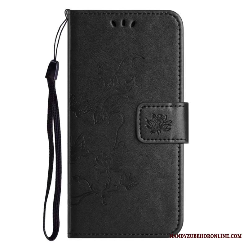 Lederhüllen Xiaomi Redmi Note 14 Pro 5g Handyhülle Blumenmuster