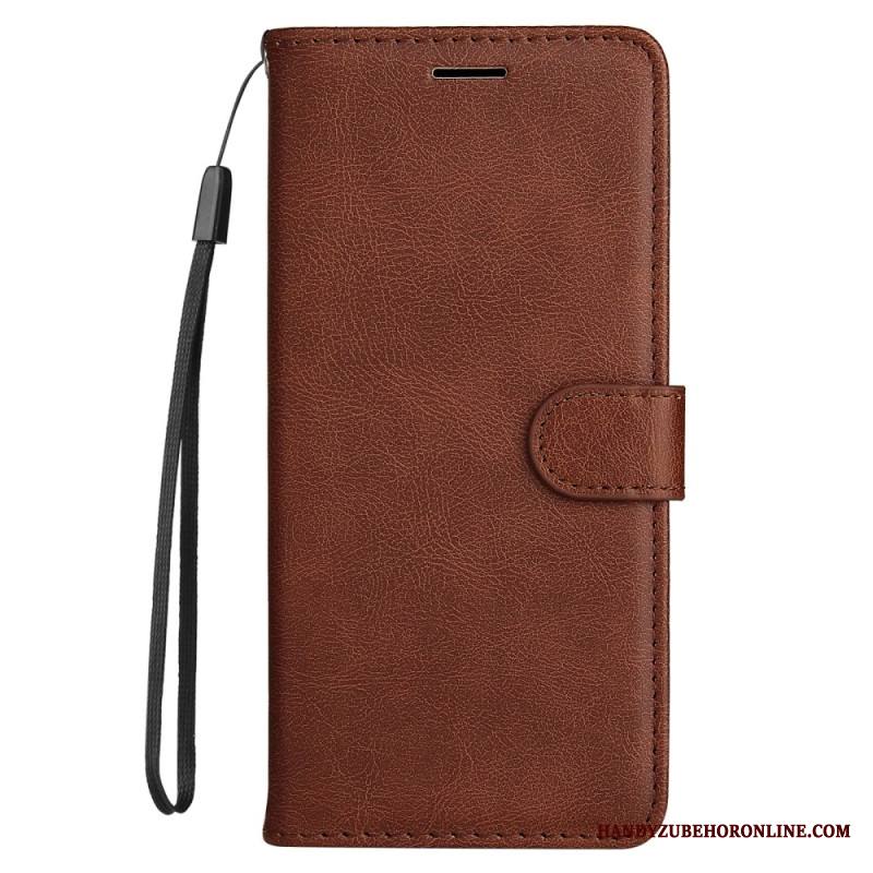 Lederhüllen Xiaomi Redmi Note 14 Pro 5g Handyhülle Glattes Kunstleder