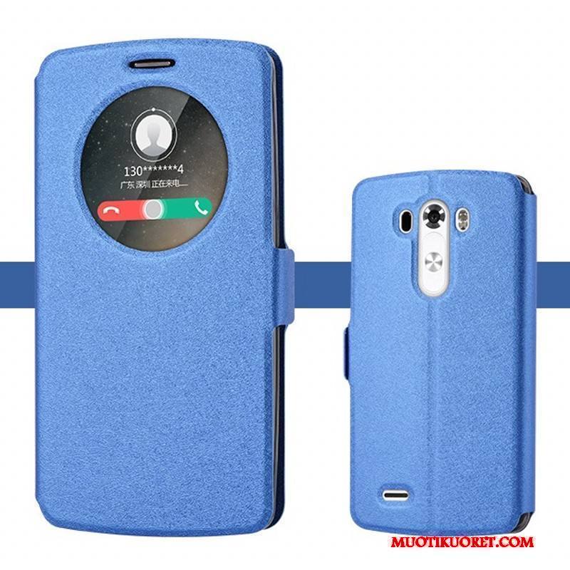 Lg G3 Suojaus Nahkakotelo Trendi Puhelimen Kuoret Kulta Kuori