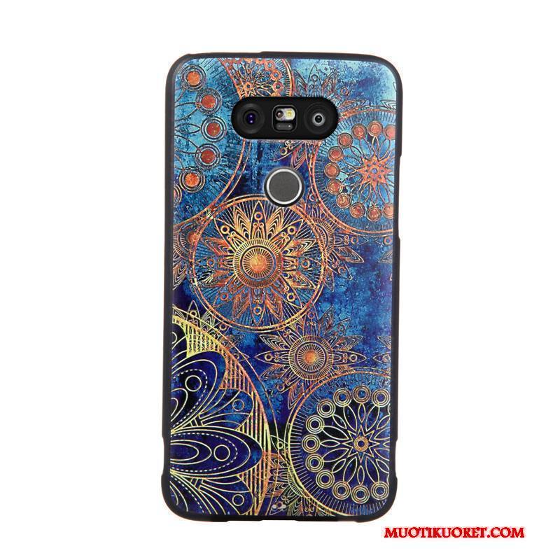 Lg G5 Kotelo Monivärinen All Inclusive Kuori Silikoni Murtumaton Suojaus