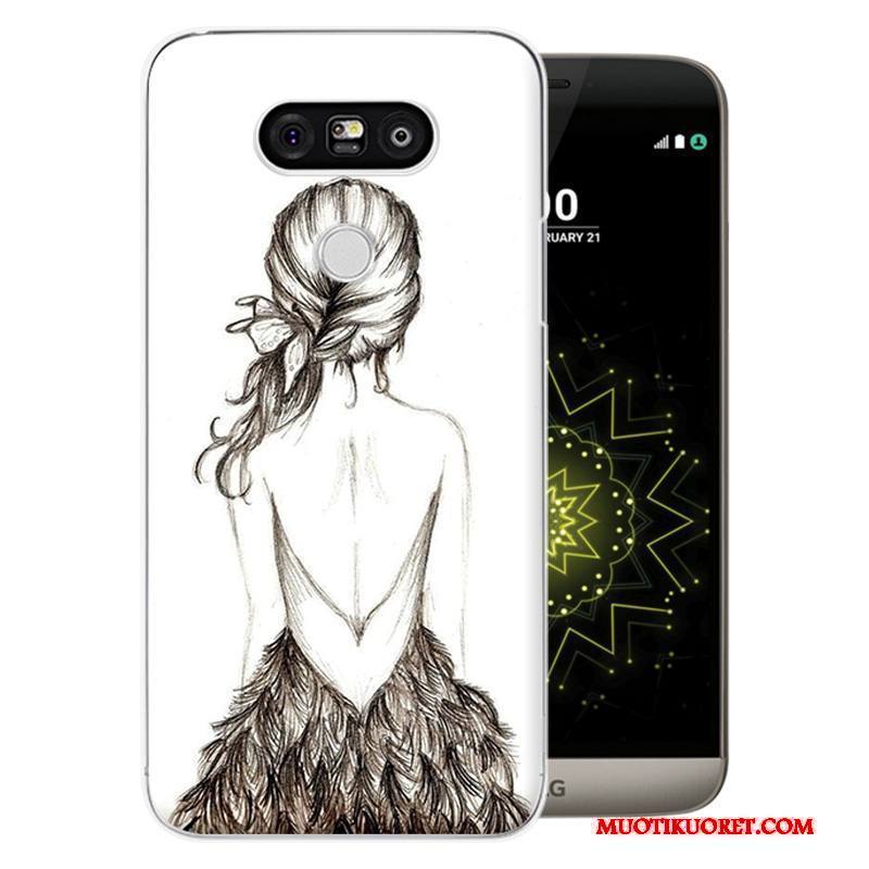 Lg G5 Kova Suojaus Kuori Murtumaton Puhelimen Kuoret Sarjakuva Maalaus