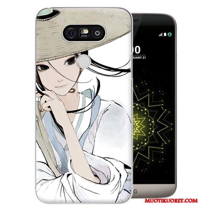 Lg G5 Kova Suojaus Kuori Murtumaton Puhelimen Kuoret Sarjakuva Maalaus