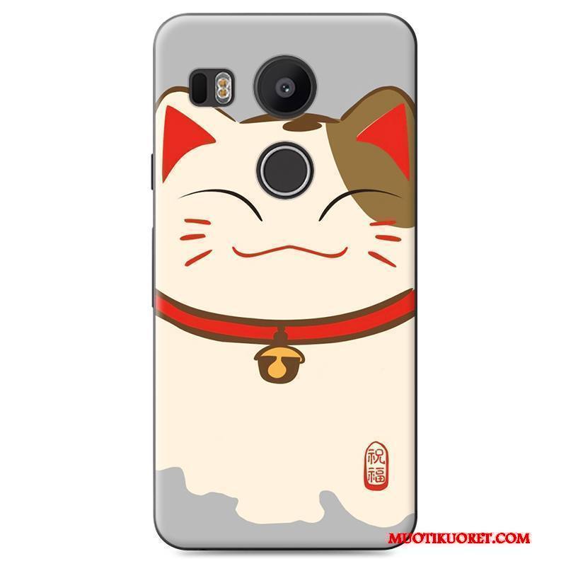 Lg Nexus 5x Suojaus Maalaus Sininen Sarjakuva Kotelo Kuori Kova