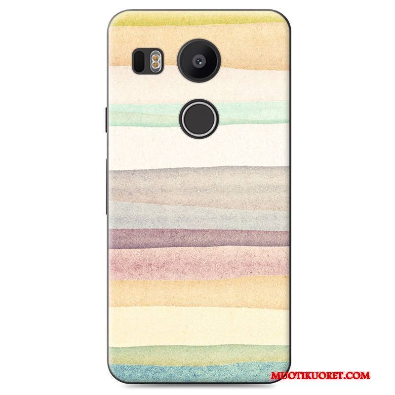 Lg Nexus 5x Suojaus Maalaus Sininen Sarjakuva Kotelo Kuori Kova
